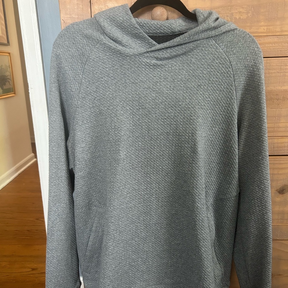 Men's Lululemon Textured Hooded Sweater - Gray